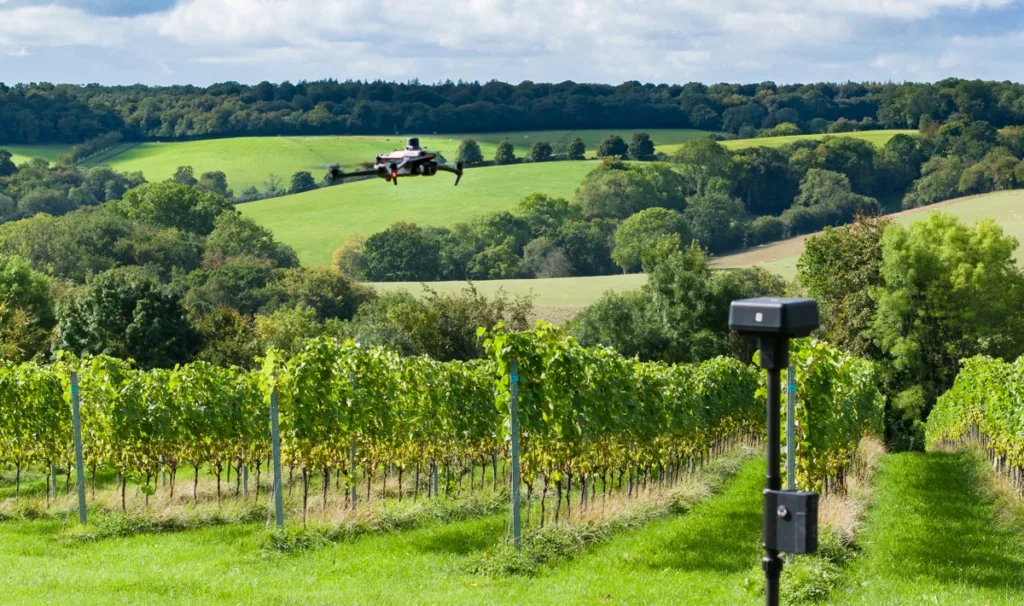 dji rtk inspección vineyard